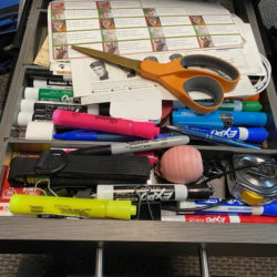photo of messy drawer #3