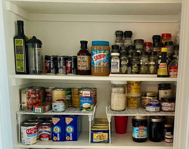Add shelf space with these handy stand up shelves and double the storage!